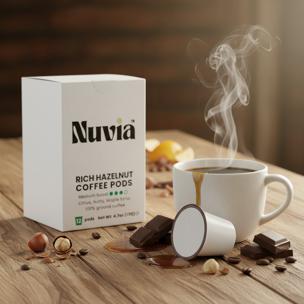 Rich Hazelnut Coffee Pods (Medium Roast)