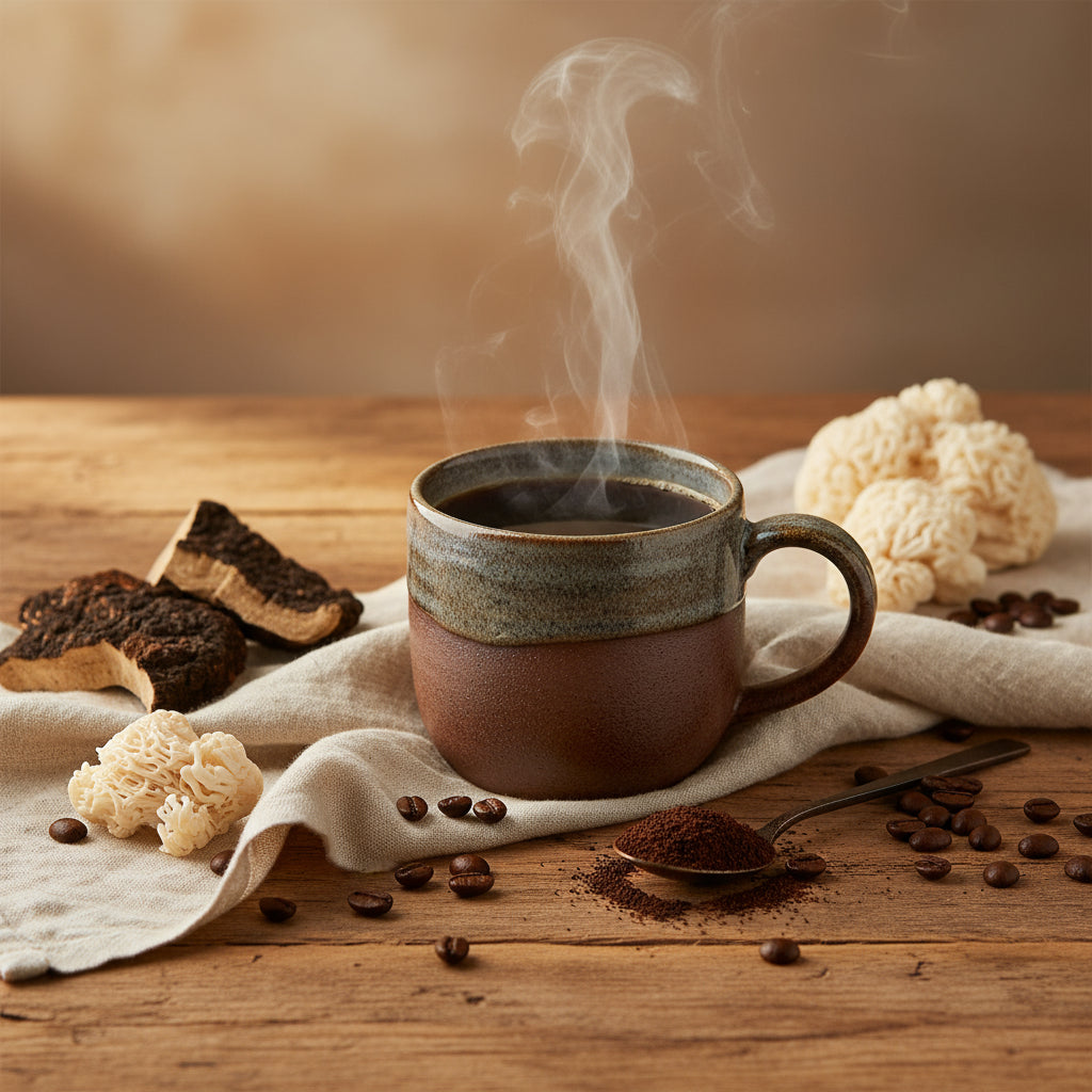 Mushroom Coffee Fusion - Lion’s Mane & Chaga 16oz