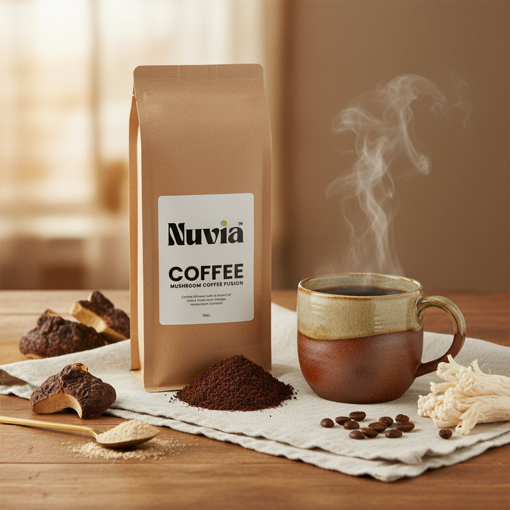 Mushroom Coffee Fusion - Lion’s Mane & Chaga 16oz